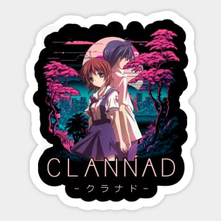 Graphic Art Nagisa And Tomoya Clannad Japanese Anime Sticker